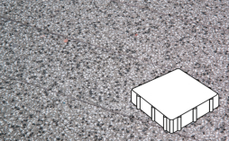 Плитка тротуарная Готика, City Granite FINERRO, Квадрат В.3.К.8, Белла Уайт, 300*300*80 мм