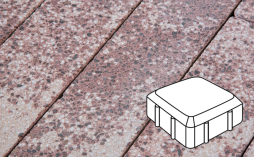 Плитка тротуарная Готика, Granite FINERRO, Старая площадь Б.1.К.6, Сансет, 160*160*60 мм