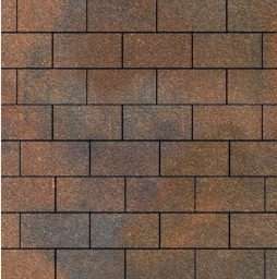 Плитка тротуарная SteinRus Прямоугольник В.6.П.8 Native, ColorMix Штайнрус, 200*100*80 мм