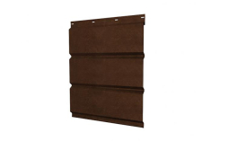 Софит металлический Grand Line без перфорации, сталь 0,45 мм Print Elite, Antique Wood