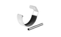 Соединитель желоба в комплекте Aquasystem PE dRain RR 20 D 125 мм