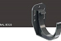 Кронштейн желоба KROP PVC для системы D 75/63 мм, RAL 8019