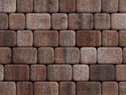 Плитка тротуарная Классико А.4.КО.4 листопад гранит клен, комплект 2 шт, толщина 40 мм