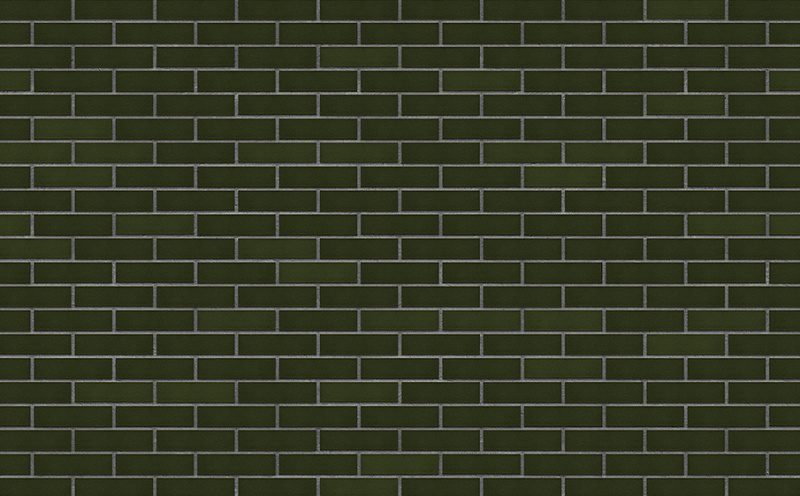 Клинкерная плитка под кирпич King Klinker Free Art 25 Green hills, 250*65*10 мм