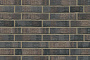Кирпич клинкерный Westerwaelder Klinker Nr 15F Schwarz-bunt Edelglanz bes. Fuss., 240*115*52 мм
