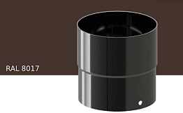 Муфта KROP STAL для системы D 150/100 мм, RAL 8017