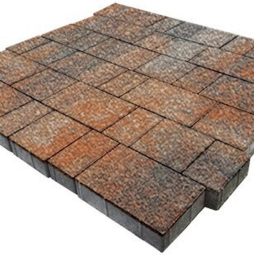 Плитка тротуарная SteinRus, Бельпассо Б.23(М).Псм.6, Native, ColorMix Рей, толщина 60 мм