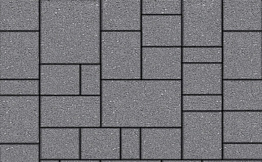 Плитка тротуарная Мюнхен Б.2.Ф.6см гранит серый