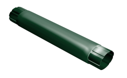 Труба соединительная Grand Line Rooftop dRain PU, 1 м, RAL 6005 зеленый мох