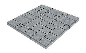 Плитка тротуарная SteinRus, Инсбрук Альпен Б.7.Псм.6, Backwash, Гранит, толщина 60 мм