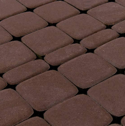 Плитка тротуарная BRAER Классико коричневый