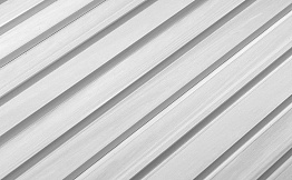 Реечная фасадная панель из ДПК CM Wall White (Белая), 3000*219*26 мм