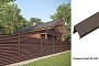 Забор-жалюзи Aquasystem PE MATT RoofTop Бархат, Estet 80, RR 32, гладкая