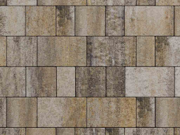 Плитка тротуарная Старый город Б.1.Фсм.8 искусственный камень базальт, комплект 3 шт, толщина 80 мм