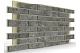 Термопанель на пенополиуретане (ППУ) с клинкерной плиткой BestPoint Exclusive Cement Dark 1166*616*65 мм