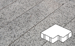 Плитка тротуарная Готика, City Granite FINO, Калипсо Б.2.Ф.6, Цветок Урала, 200*200*60 мм