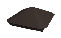 Колпак на столб Grand Line Пирамида 440*440 мм 0,5 Satin Matt с пленкой RR 32