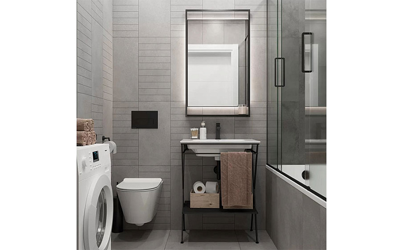 Керамогранит KERAMA MARAZZI Мирабо серый обрезной, 600*600*9 мм