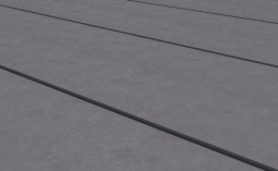 Фиброцементная панель CLADBOARD линеарная 3, полированная, темно-серая, 2400*1200*8 мм