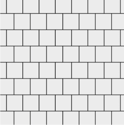 Плитка тротуарная SteinRus Квадрат малый Б.2.К.6, гладкая, белый, 100*100*60 мм