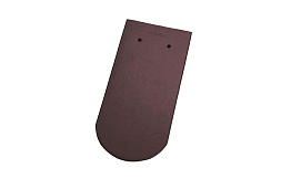 Керамическая черепица рядовая Koramic Biber Black noble engobe