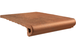 Клинкерная ступень-флорентинер Gres Aragon Antic Cuero 330*325*18(53) мм