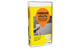 Плиточный цементный клей vetonit ultra fix 25 кг