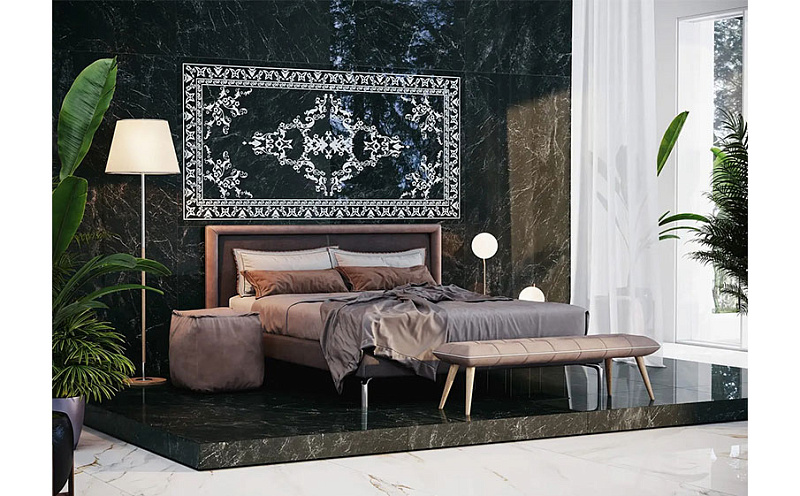 Керамогранит KERAMA MARAZZI Риальто серый темный обрезной, 1195*600*9 мм
