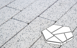 Плитка тротуарная Готика, Granite FINERRO, Полигональ Б.8.Фсм.8, Покостовский, 893*780*80 мм