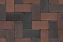 Клинкерная брусчатка Muhr №04S Rotbraun-bunt spezial, 200*100*40 мм
