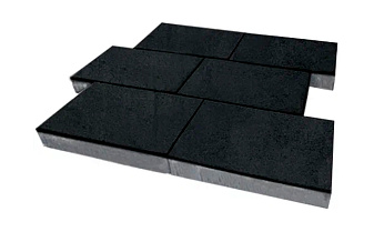 Плитка тротуарная SteinRus Парк Плейс Б.3.П.8, гладкая, черный, 600*300*80 мм