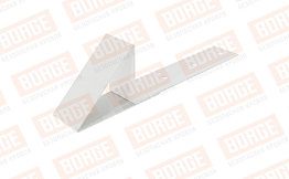 Снегостопор металлический Borge для гибкой черепицы RAL 9003