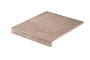 Клинкерная ступень прямоугольная рядовая Loftstufe Stroeher Zoe 972 taupe 294х340х35х11 мм