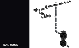 Скрытая водосточная система Galeco HIDDEN RAL 9005