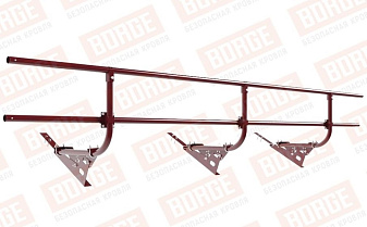 Кровельное ограждение Borge для кровли из композитной черепицы оцинкованное RAL 3005, 300*60 см