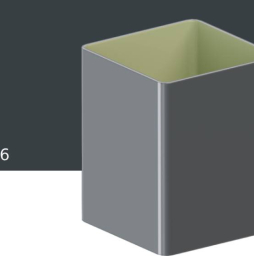 Труба KROP PVC Квадрат для системы D 135/80*80 мм, RAL 7016, 3 м