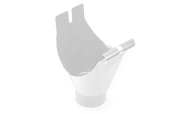 Воронка Galeco для системы STAL D 120/90 мм, RAL 9003