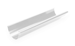 Желоб водосточный Galeco для системы STAL D 120/90 мм, RAL 9003, 3 пог. м