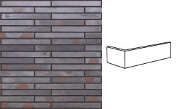 Клинкерная плитка угловая King Klinker KING SIZE LF06 Argon wall, 240*52*115*14 мм
