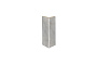 Клинкерный угловой подступенок Stroeher Keraplatte Aera, 705 beton, 157x60x60x11 мм