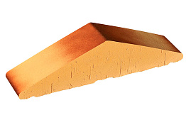 Клинкерный заборный элемент полнотелый King Klinker 11 Desert rose tone, 310/250*65*78 мм