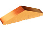 Клинкерный заборный элемент полнотелый King Klinker 11 Desert rose tone, 310/250*65*78 мм