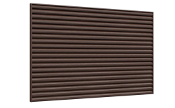 Забор-жалюзи Aquasystem PURAL MATT BT, Kombo, RAL 8017, фактурная