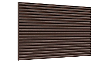 Забор-жалюзи Aquasystem PURAL MATT BT, Kombo, RAL 8017, фактурная