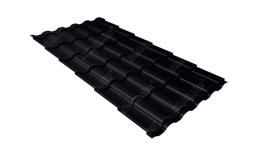 Металлочерепица Grand Line Kredo Rooftop Бархат RAL 9005