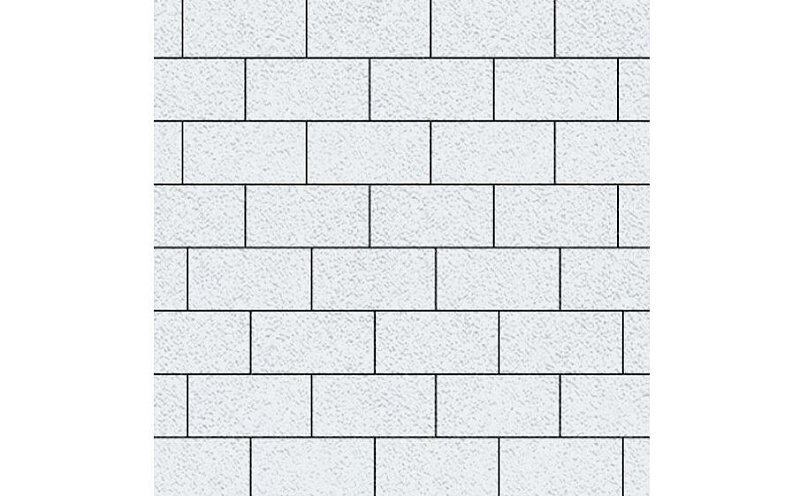 Плитка тротуарная SteinRus Прямоугольник В.6.П.8 Native, белый, 200*100*80 мм