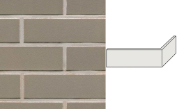 Клинкерная плитка угловая ручной формовки Feldhaus Klinker NF 9 W800 argo liso 240*71*115*9 мм