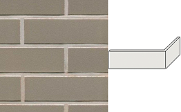 Клинкерная плитка угловая ручной формовки Feldhaus Klinker NF 9 W800 argo liso 240*71*115*9 мм