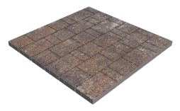 Плитка тротуарная SteinRus Бельпассо А.23(М).Псм.4, Native, Сепия, толщина 40 мм