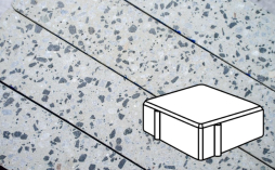 Плитка тротуарная Готика, Granite FINO, Квадрат В.1.К.10/Г.1.К.10, Грис Парга, 100*100*100 мм